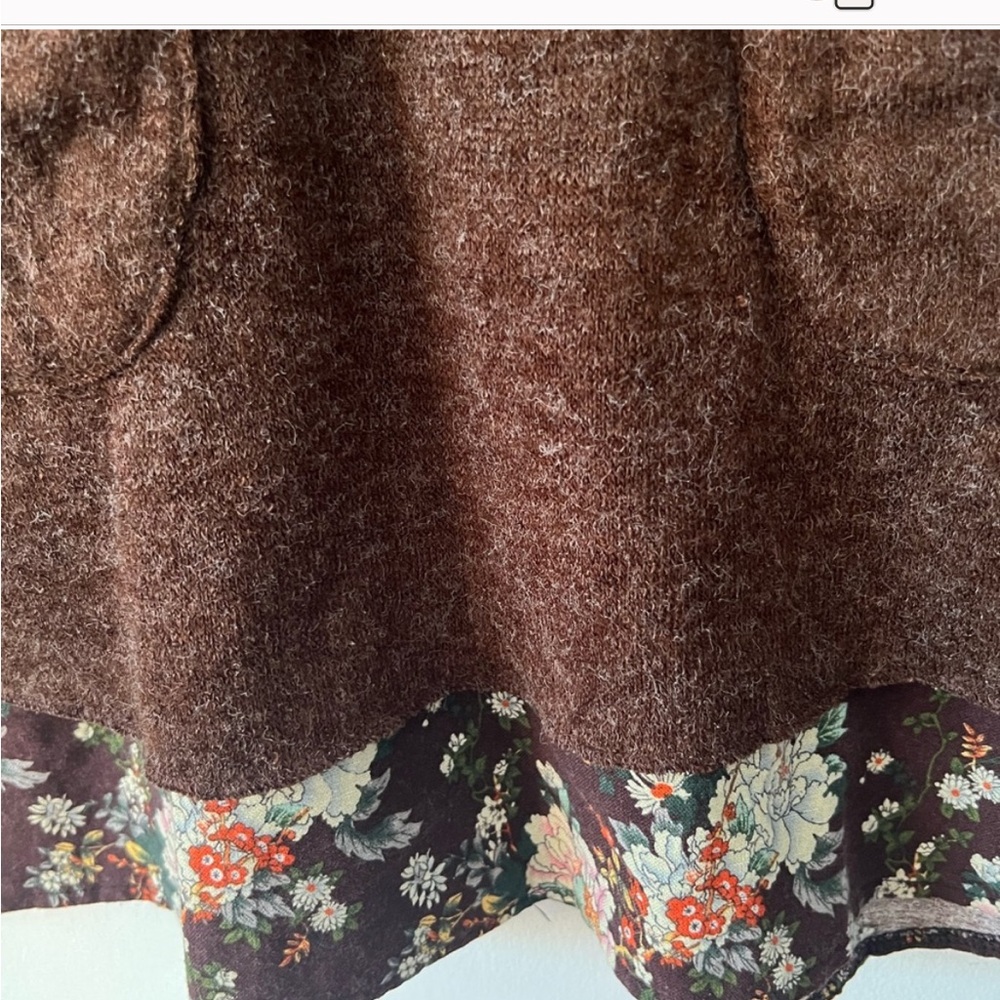 Boutique-HK-Floral Boho Layered Chiffon tunic Top- CottageCore-So soft-EUC-SzM😍 - Picture 7 of 11